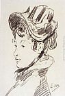 Portrait of Mme Jules Guillemet by Eduard Manet
